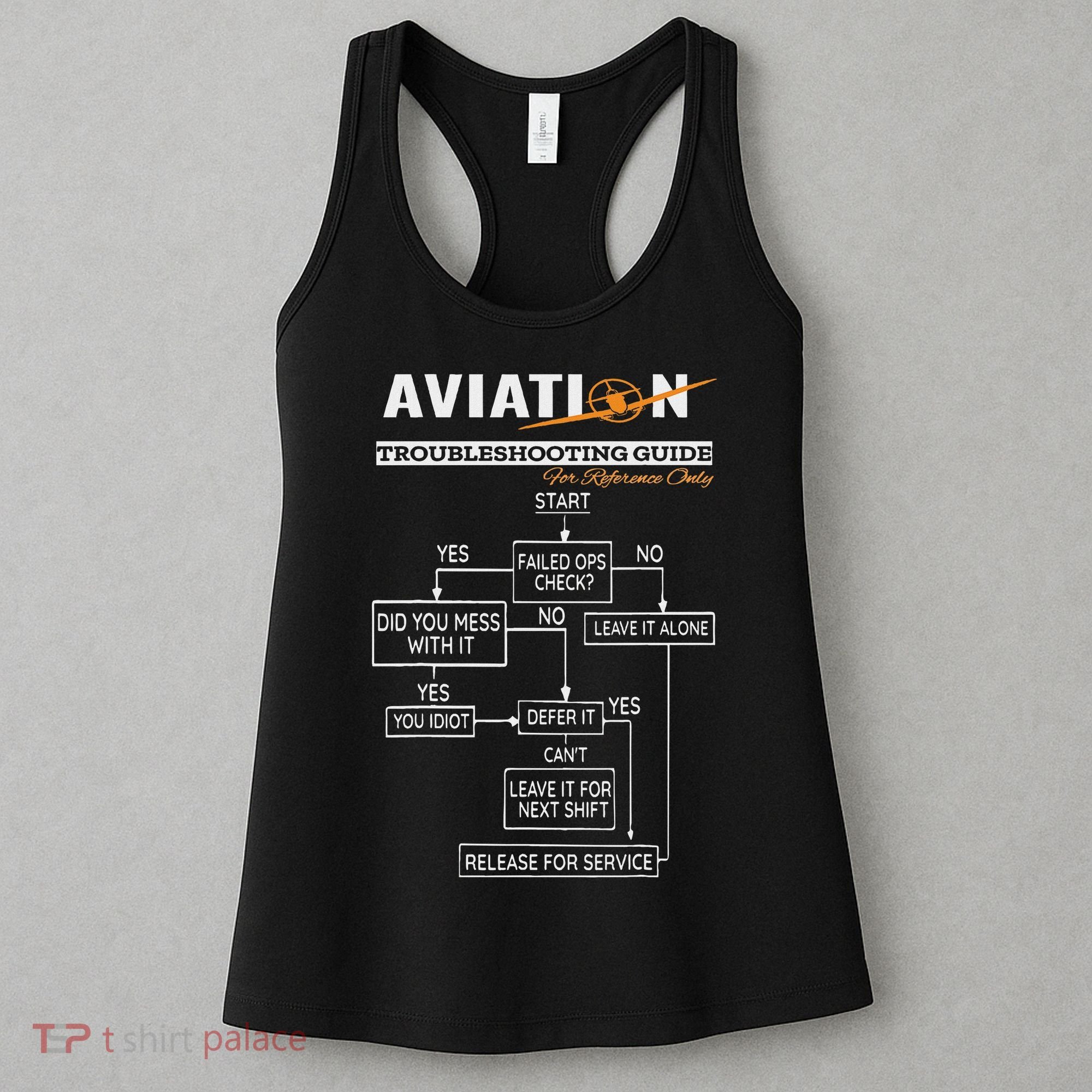 Airplane Pilot Funny Pilot Troubleshooting Guide Women's Tank Top