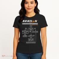 Airplane Pilot Funny Pilot Troubleshooting Guide Women's T-Shirt thumb 4