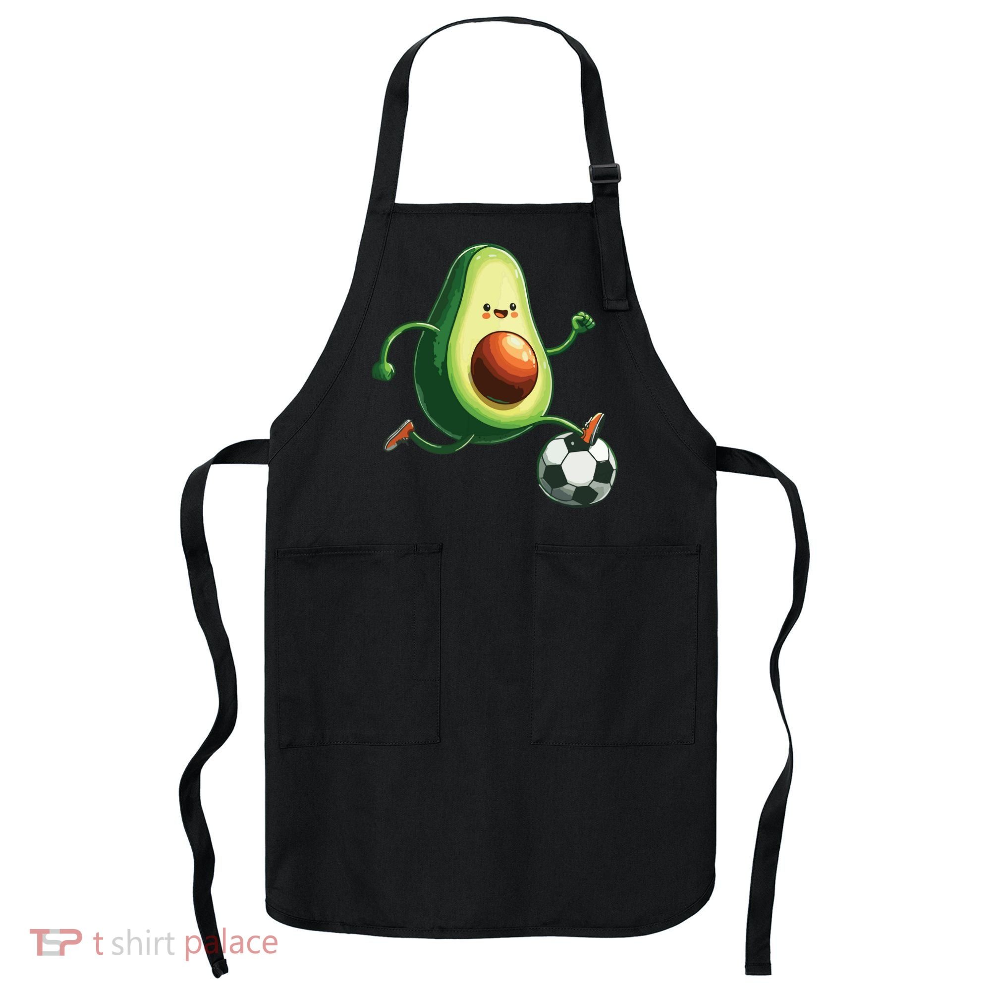 Avocado Playing Football Apron