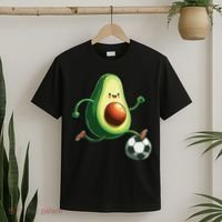 Avocado Playing Football T-Shirt thumb 2