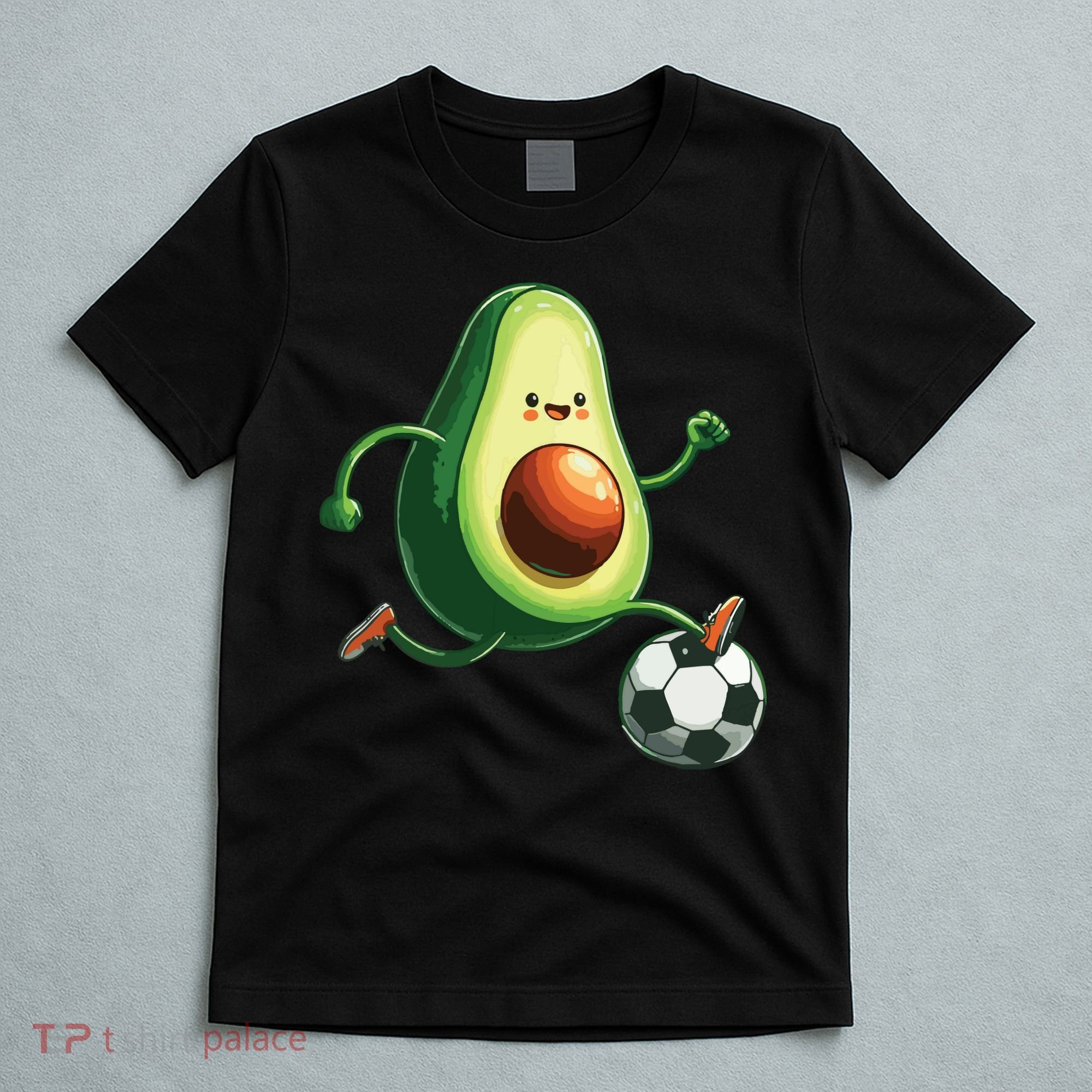 Avocado Playing Football T-Shirt