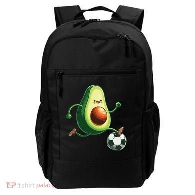 Avocado Playing Football Backpack