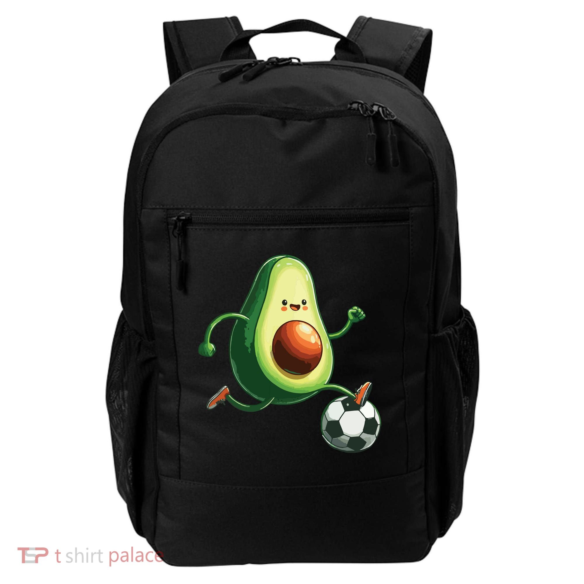 Avocado Playing Football Backpack