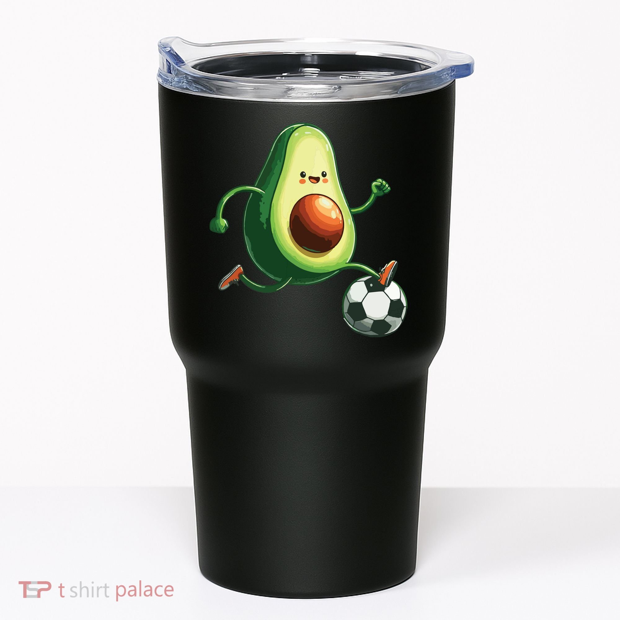 Avocado Playing Football Tumbler