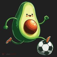 Avocado Playing Football Tumbler thumb 3