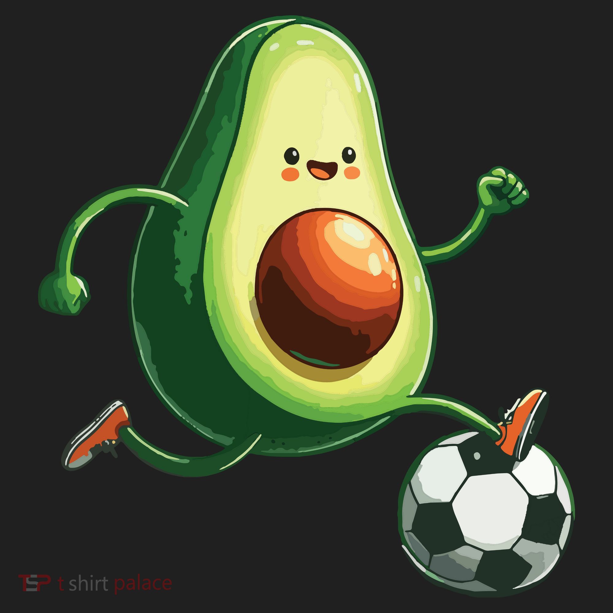 Avocado Playing Football Tumbler