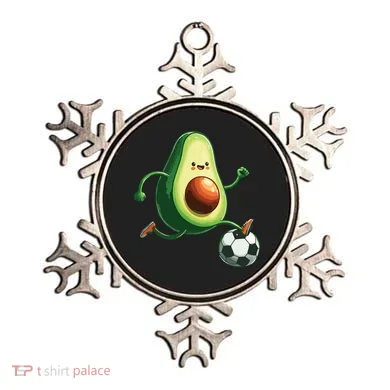 Avocado Playing Football Ornament