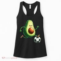 Avocado Playing Football Women's Tank Top thumb 0