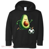 Avocado Playing Football Toddler Hoodie thumb 0
