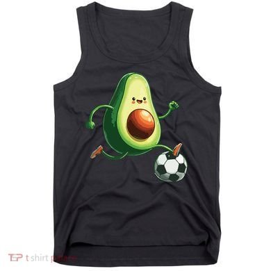 Avocado Playing Football Tank Top