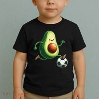Avocado Playing Football Toddler T-Shirt thumb 2
