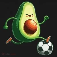 Avocado Playing Football Women's Long Sleeve Shirt thumb 2