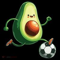 Avocado Playing Football Women's T-Shirt thumb 6
