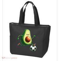 Avocado Playing Football Tote Bag thumb 3