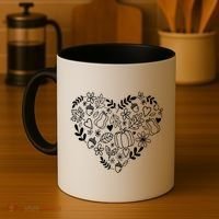 Autumn Pumpkin Fall Lover Heart Gift Coffee Mug thumb 4