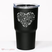 Autumn Pumpkin Fall Lover Heart Gift Tumbler thumb 0