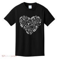 Autumn Pumpkin Fall Lover Heart Gift Kids T-Shirt thumb 0