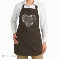 Autumn Pumpkin Fall Lover Heart Gift Apron thumb 2