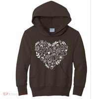 Autumn Pumpkin Fall Lover Heart Gift Kids Hoodie thumb 0