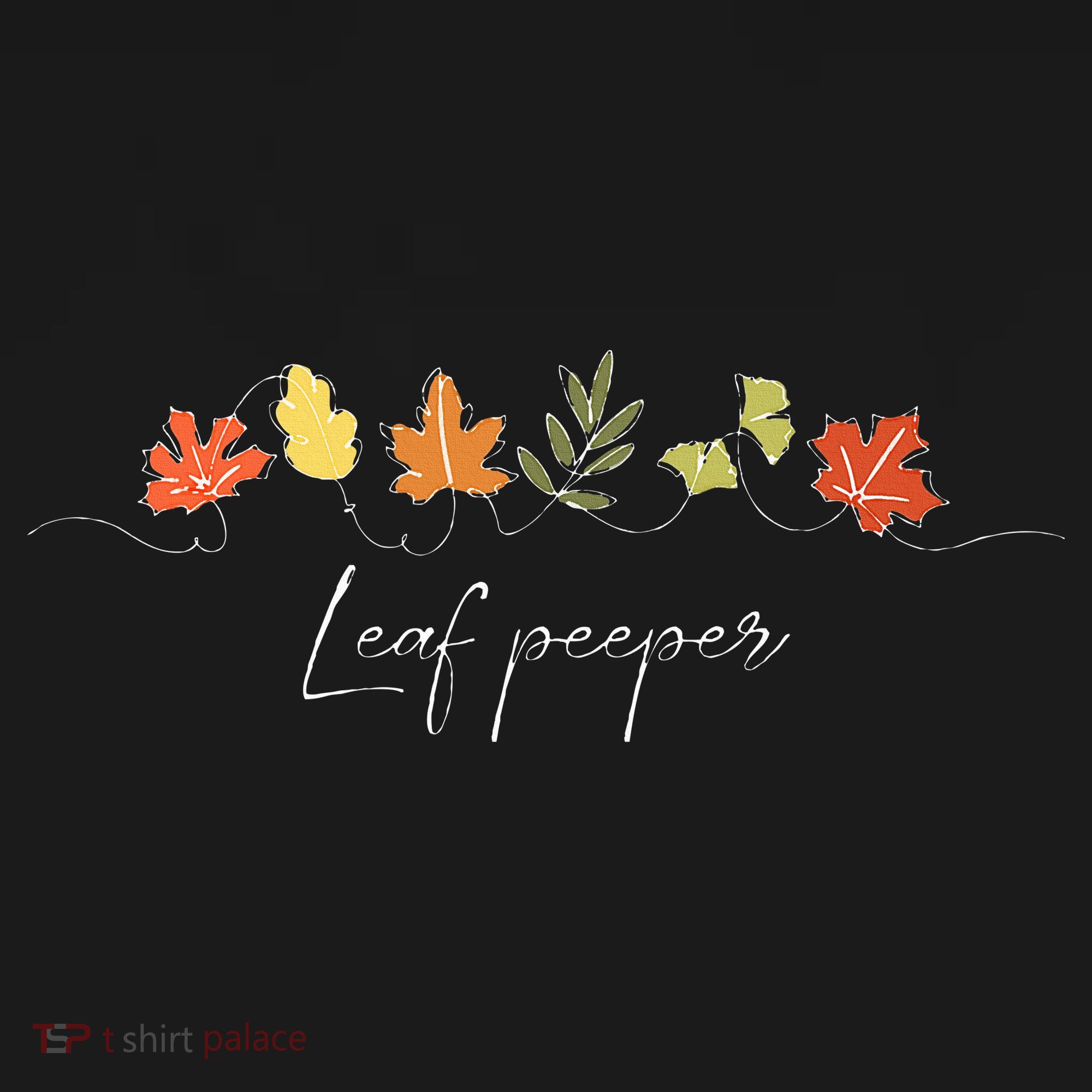 Autumn Peeping Fall Foliage Leaf Peeper Thanksgiving Apron