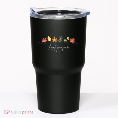 Autumn Peeping Fall Foliage Leaf Peeper Thanksgiving Tumbler