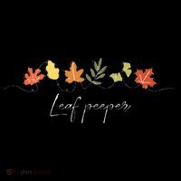 Autumn Peeping Fall Foliage Leaf Peeper Thanksgiving Women's T-Shirt thumb 6