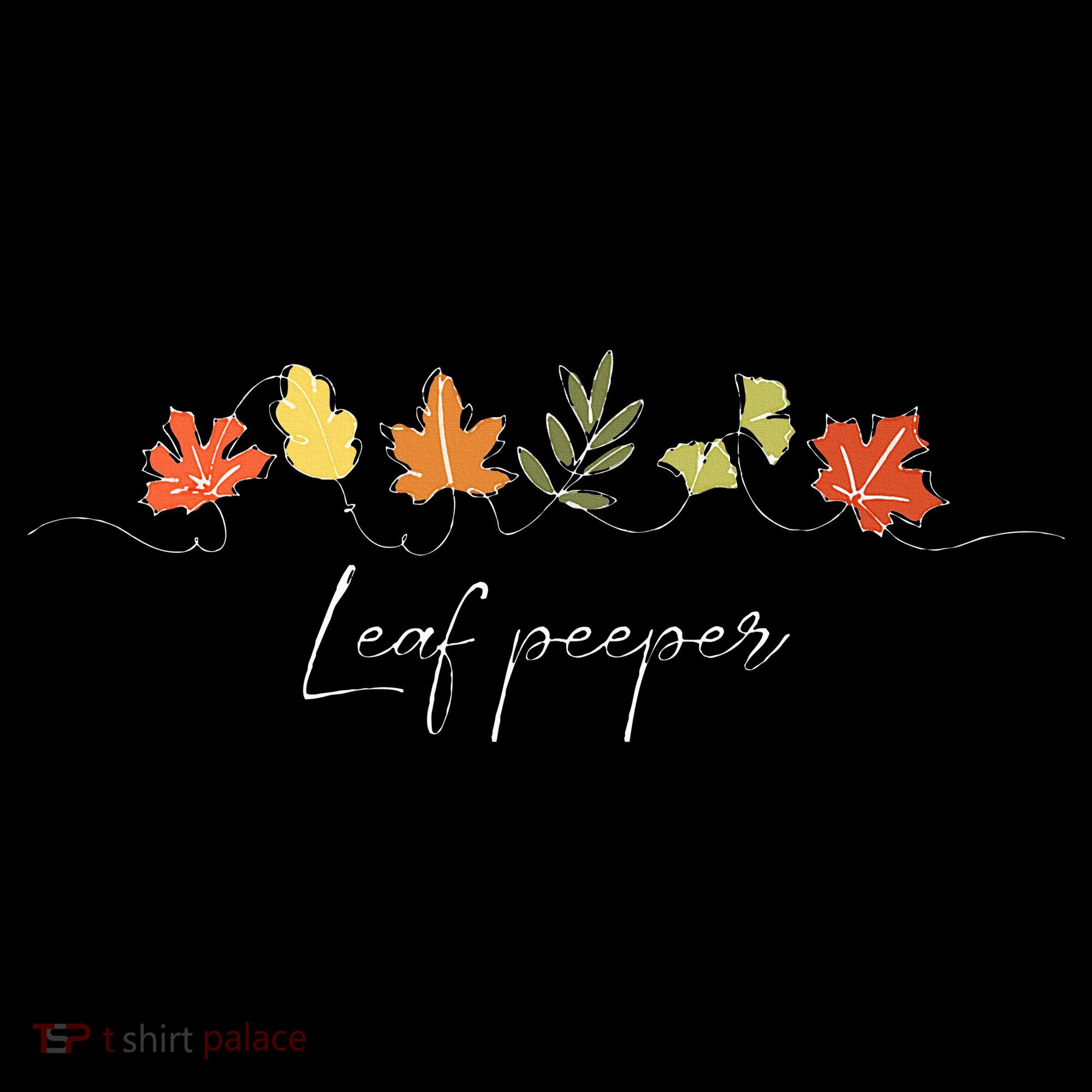 Autumn Peeping Fall Foliage Leaf Peeper Thanksgiving Kids Hoodie