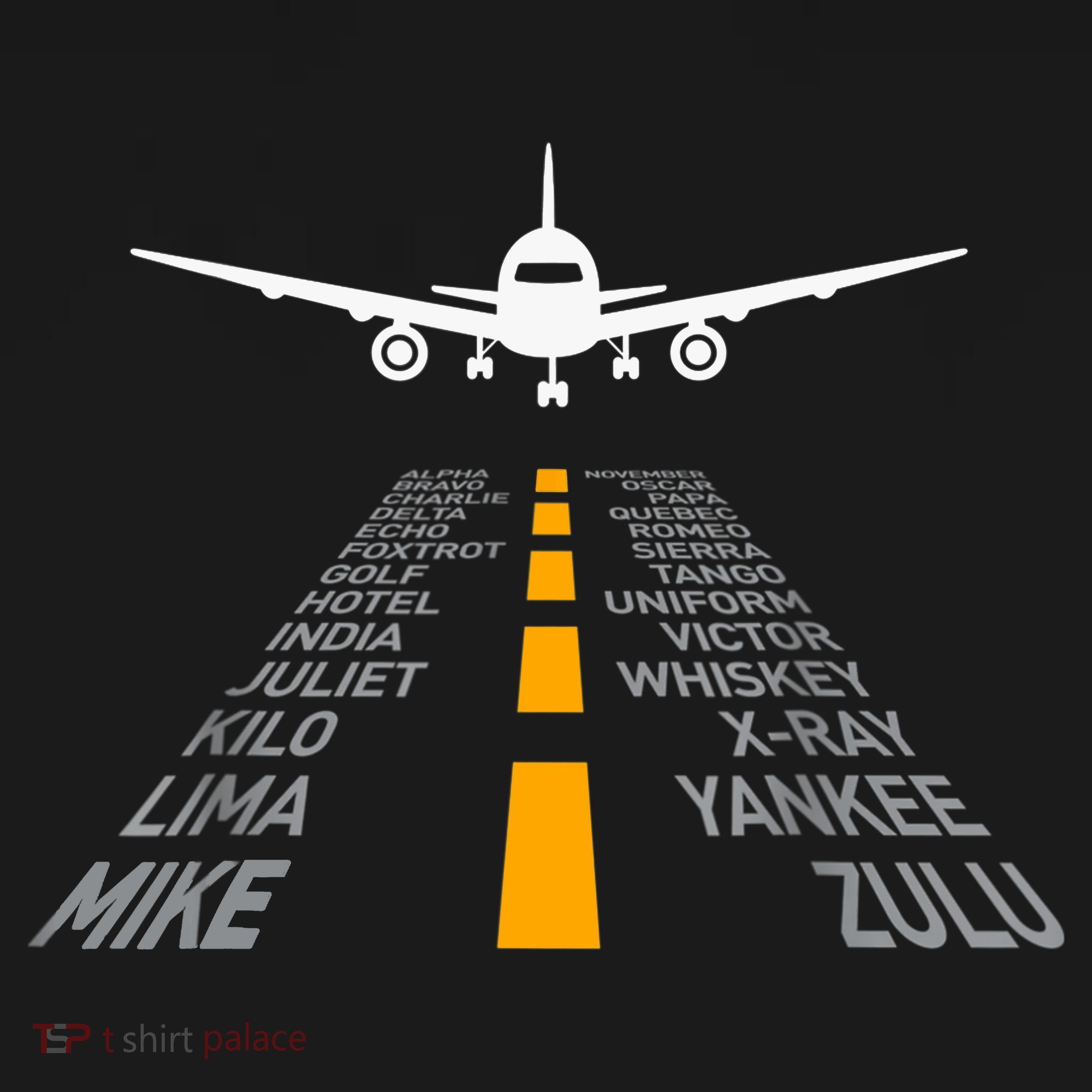 Airplane Pilot Gifts Airport Runway Phonetic Alphabet Plane Ornament