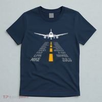 Airplane Pilot Gifts Airport Runway Phonetic Alphabet Plane T-Shirt thumb 5