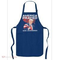 America Prayed God Answered Trump Apron thumb 0