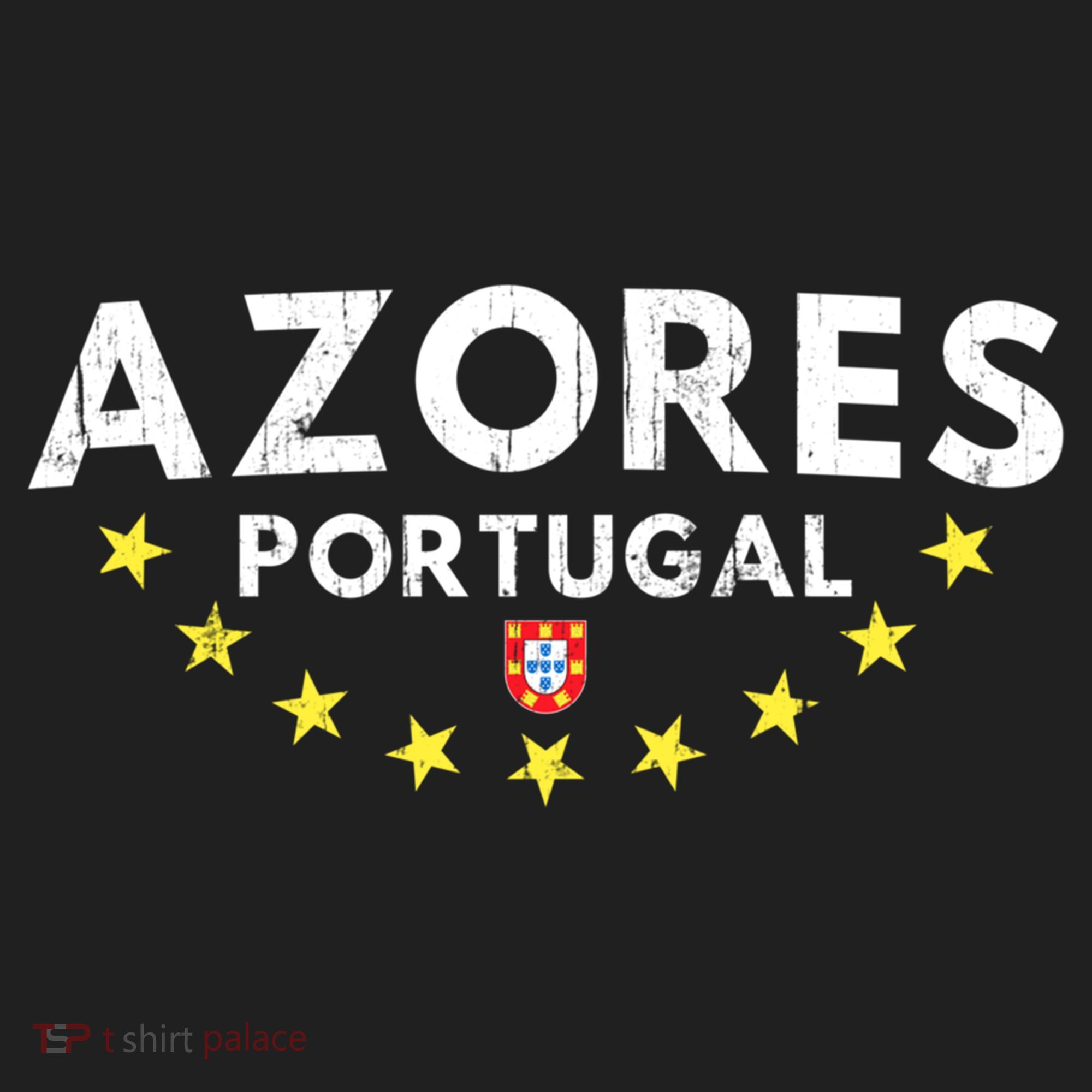Azores Portugal Gift Distressed Souvenir Vacation Azorean Funny Gift Women's Sweatshirt
