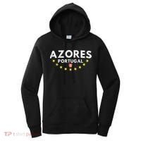 Azores Portugal Gift Distressed Souvenir Vacation Azorean Funny Gift Women's Hoodie thumb 0