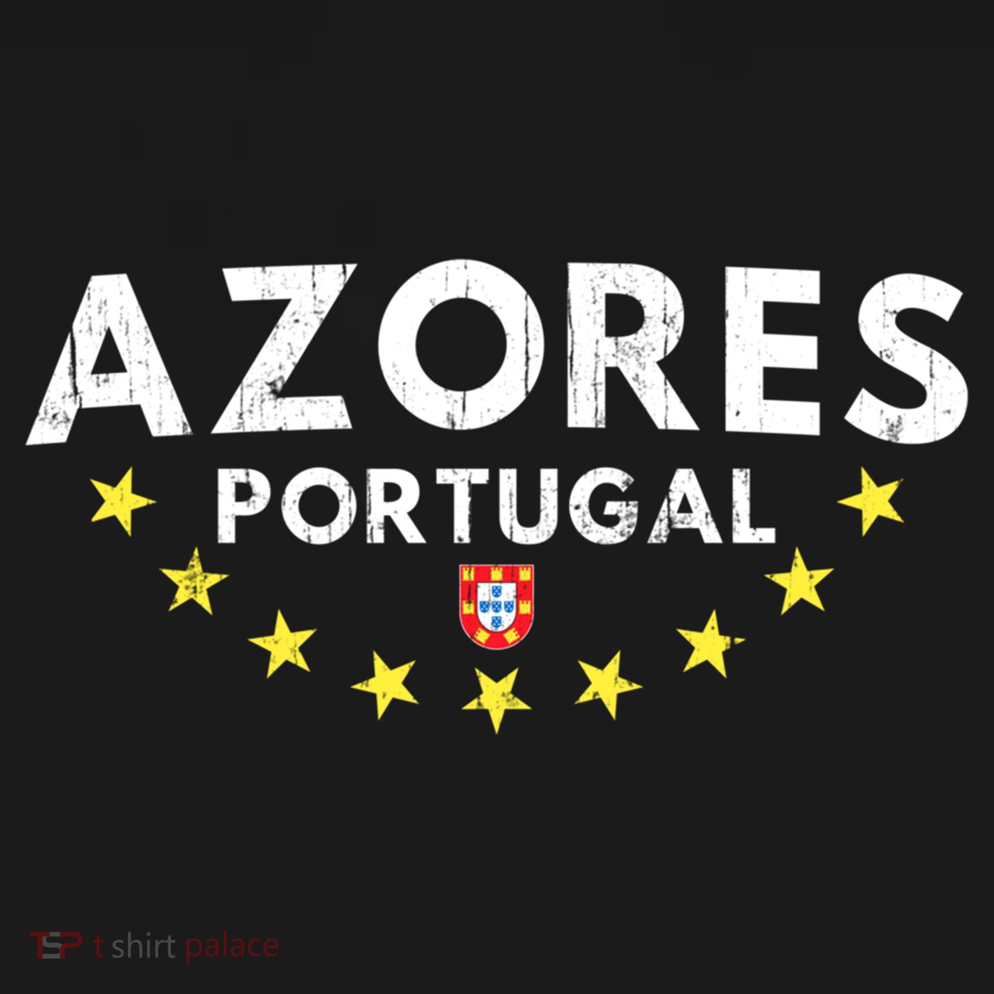 Azores Portugal Gift Distressed Souvenir Vacation Azorean Funny Gift Ornament