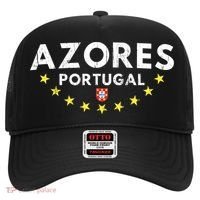 Azores Portugal Gift Distressed Souvenir Vacation Azorean Funny Gift Hat thumb 0