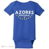 Azores Portugal Gift Distressed Souvenir Vacation Azorean Funny Gift Baby Bodysuit thumb 0