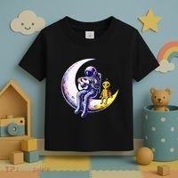 Astronaut Playing Guitar With An Alien On The Moon Toddler T-Shirt thumb 3