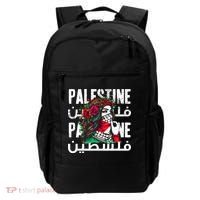 A Palestinian Girl With A Palestinian Bandana Palestine Backpack thumb 0