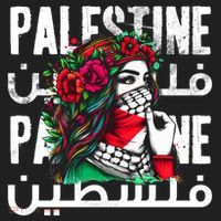 A Palestinian Girl With A Palestinian Bandana Palestine Beanie thumb 2