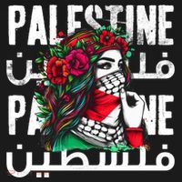 A Palestinian Girl With A Palestinian Bandana Palestine Ornament thumb 1
