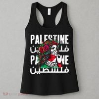 A Palestinian Girl With A Palestinian Bandana Palestine Women's Tank Top thumb 3