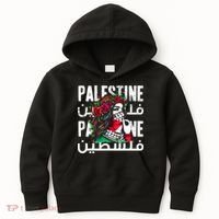 A Palestinian Girl With A Palestinian Bandana Palestine Kids Hoodie thumb 0