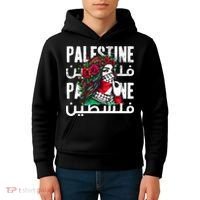 A Palestinian Girl With A Palestinian Bandana Palestine Kids Hoodie thumb 4
