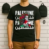 A Palestinian Girl Wearing A Palestinian Bandana Palestine T-Shirt thumb 6