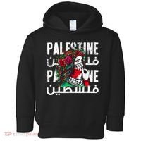 A Palestinian Girl Wearing A Palestinian Bandana Palestine Toddler Hoodie thumb 0