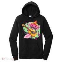 Axolotl Playing Guitar Women's Hoodie thumb 0