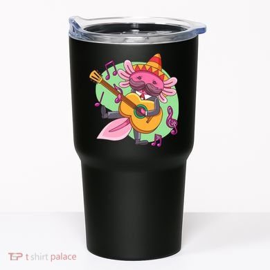 Axolotl Playing Guitar Tumbler