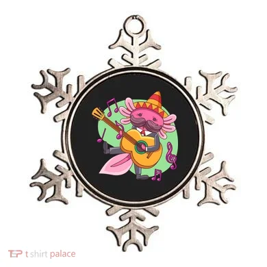 Axolotl Playing Guitar Ornament