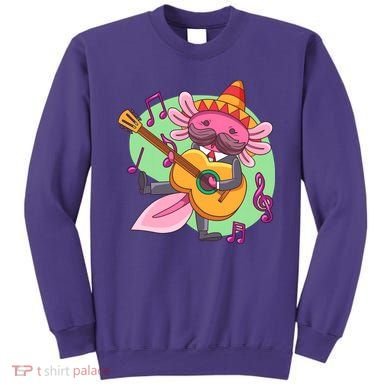 Axolotl Playing Guitar Sweatshirt