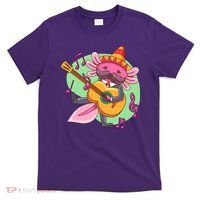 Axolotl Playing Guitar T-Shirt thumb 0
