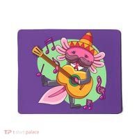 Axolotl Playing Guitar Mousepad thumb 0